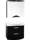 Мебель для ванной Style Line Жасмин-2 76 Люкс Plus, черная