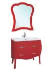 Мебель для ванной Bellezza Грация 80 красная
