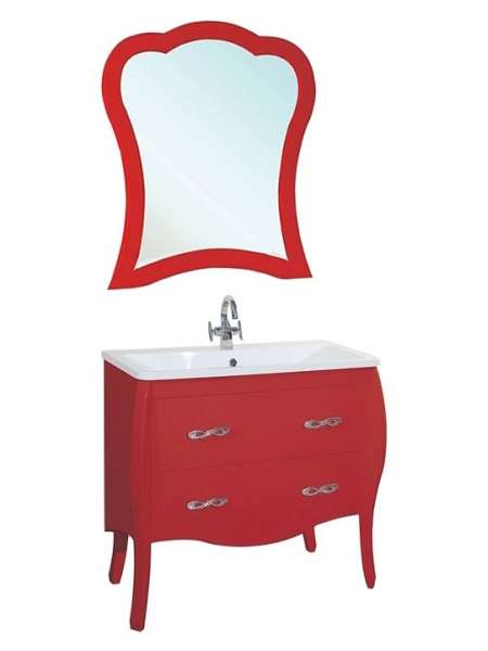 Мебель для ванной Bellezza Грация 80 красная