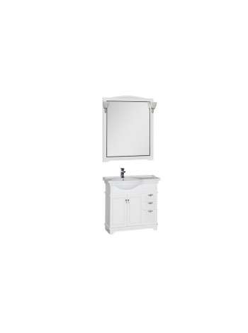 Комплект мебели Aquanet Луис 90 L белый