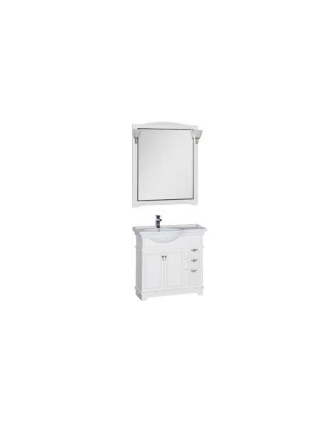 Комплект мебели Aquanet Луис 90 L белый