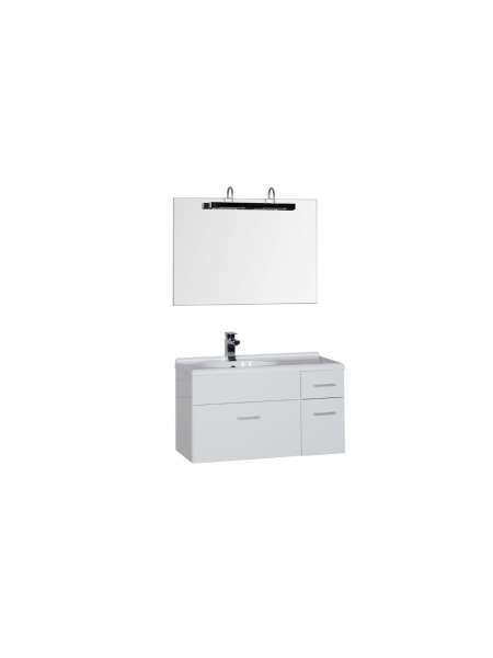 Комплект мебели Aquanet Данте 85 L белый