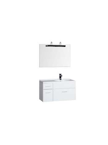 Комплект мебели Aquanet Данте 85 R белый