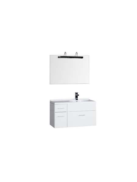 Комплект мебели Aquanet Данте 85 R белый