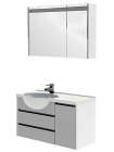 Мебель для ванной Aquanet Лайн 90 L