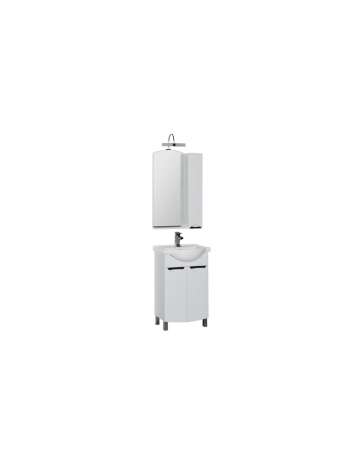 Комплект мебели Aquanet Асти 55 белый (2 дверцы)