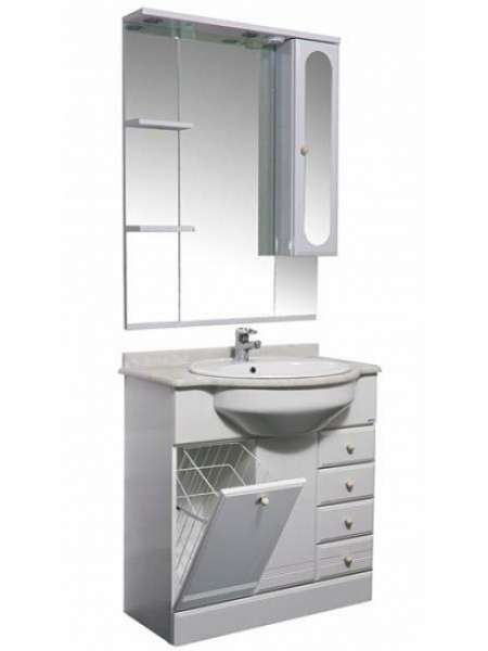 Комплект мебели Aquanet Марсель 80 б/к белый