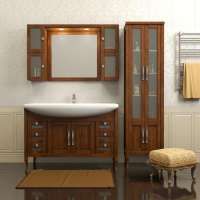 Комплект мебели Opadiris Мираж 120 светлый орех