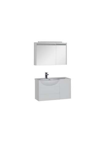 Комплект мебели Aquanet Лайн 90 L белый