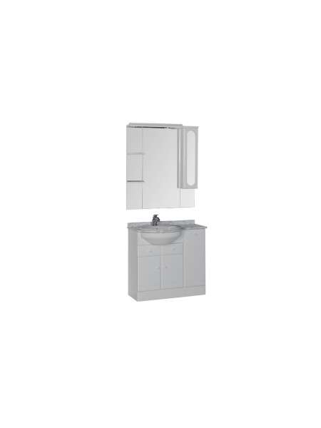 Комплект мебели Aquanet Марсель 90 L б/к белый