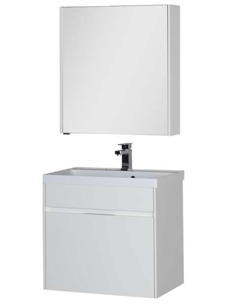 Мебель для ванной Aquanet Латина 70 1 ящик белая