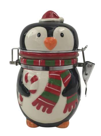 Банка для сыпучих продуктов Penguin, 17.8 см, керамика, декор, серия Кухонные аксессуары, Boston