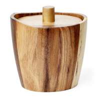 Косметическая емкость, 10.6 см, акация, серия Acacia Wood, Kassatex