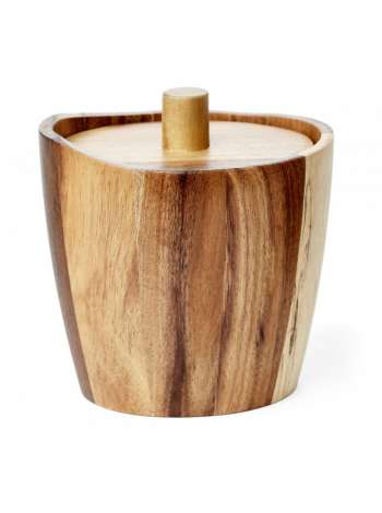 Косметическая емкость, 10.6 см, акация, серия Acacia Wood, Kassatex