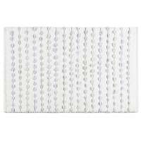 Коврик для ванной Ticking Stripe Blue, 51х81 см, хлопок, белый/голубой, серия Прочее, Kassatex