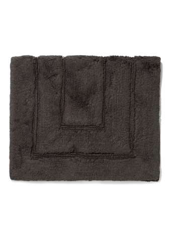 Коврик для ванной Kassadesign Charcoal, 101х61 см, хлопок, серый, серия Kassadesign, Kassatex