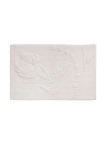 Коврик для ванной комнаты, 51х76 см, хлопок, белый, серия Eyelet, Creative Bath