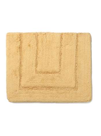 Коврик для ванной Kassadesign Gold, 81х51 см, хлопок, желтый, серия Kassadesign, Kassatex