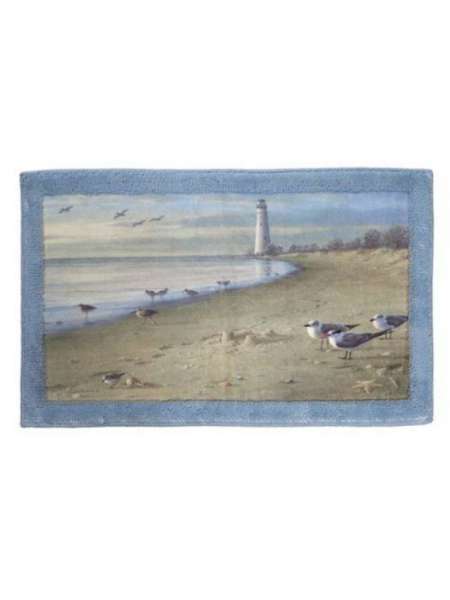 Коврик, 86 см, хлопок, мультиколор, серия At The Beach, Creative Bath