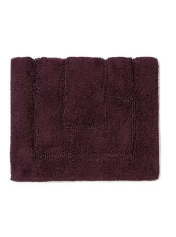 Коврик для ванной Kassadesign Plum, 81х51 см, хлопок, сливовый, серия Kassadesign, Kassatex