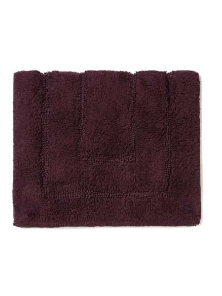 Коврик для ванной Kassadesign Plum, 81х51 см, хлопок, сливовый, серия Kassadesign, Kassatex