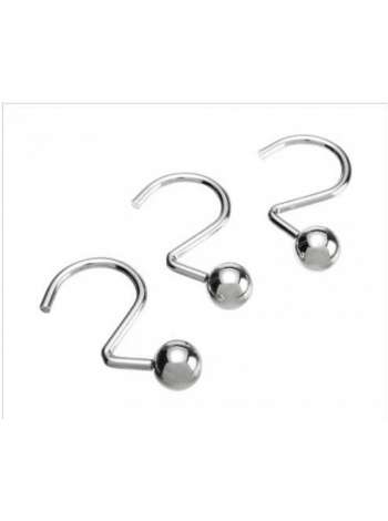 Набор из 12 крючков для шторки Ball Hook White BH-BAL/21
