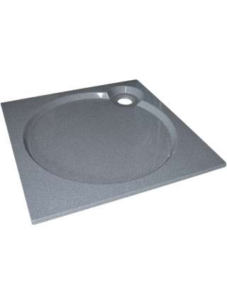 Поддон для душа GuteWetter Deluxe 100x100x2 Q серый