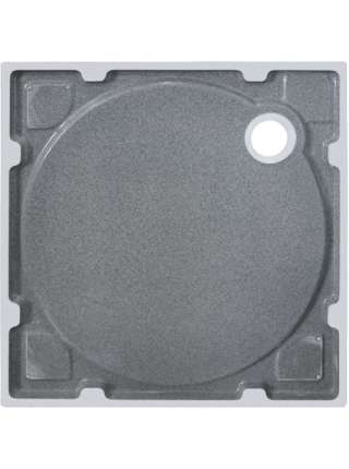 Поддон для душа GuteWetter Deluxe 90x90x4 Q серый