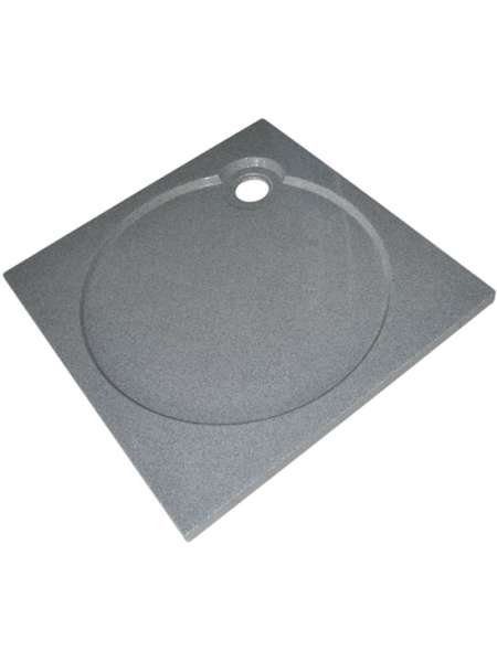 Поддон для душа GuteWetter Deluxe 100x100x4 Q серый