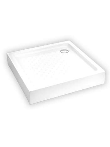 Акриловый душевой поддон Alpen A12 100x100х16 квадратный + Ср-во для очиcтки акриловых ванн