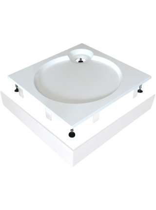 Поддон для душа GuteWetter Deluxe 100x100x16 Q белый