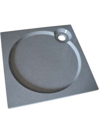Поддон для душа GuteWetter Deluxe 80x80x2 Q серый