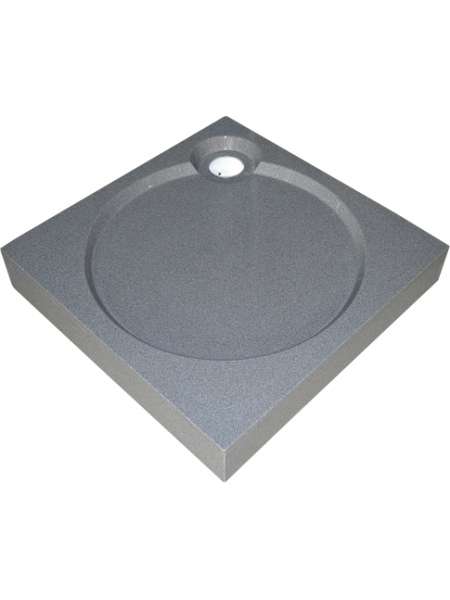 Поддон для душа GuteWetter Deluxe 80x80x16 Q серый