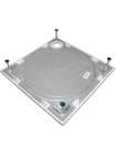 Поддон для душа GuteWetter Deluxe 80x80x16 Q серый