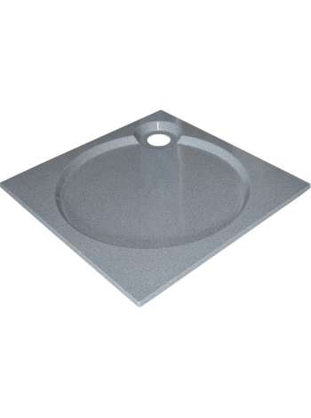Поддон для душа GuteWetter Deluxe 80x80x2 Q серый