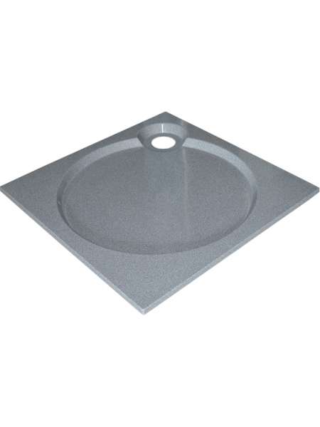 Поддон для душа GuteWetter Deluxe 80x80x2 Q серый