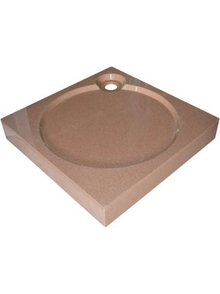 Поддон для душа GuteWetter Deluxe 80x80x16 Q терракот