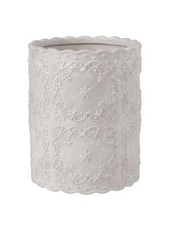 Корзина для мусора Creative Bath Ruffles RUF54WH