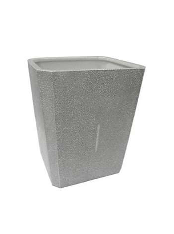 Корзина для мусора, 23.5 см, фарфор, серый, серия Shagreen, Kassatex