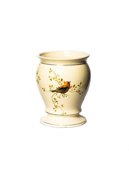 Корзина для мусора, 33.5 см, керамика, мультиколор, серия Gilded Birds, Avanti