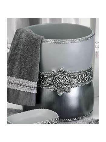 Корзина для мусора Avanti Braided Medallion Silver 11166F-SLV