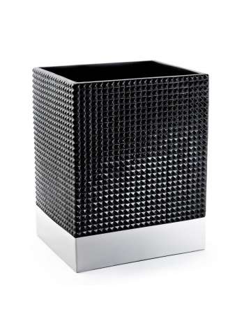 Корзина для мусора Kassatex Parc East Bricks Black ATS-WB-BK