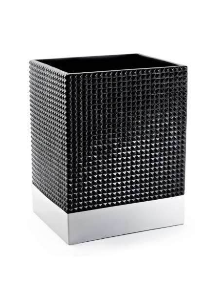 Корзина для мусора Kassatex Parc East Bricks Black ATS-WB-BK