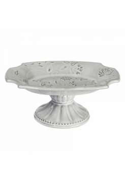 Мыльница, 13 см, керамика, серый, серия Eyelet, Creative Bath