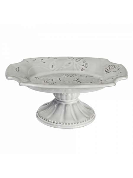 Мыльница, 13 см, керамика, серый, серия Eyelet, Creative Bath