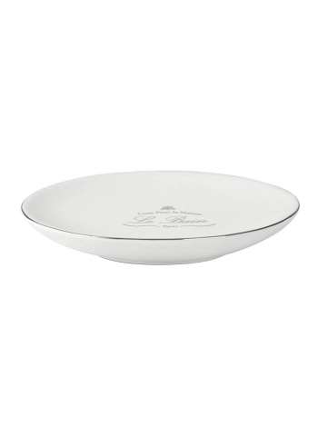 Мыльница, 15.3 см, фарфор, белый, серия Le Bain White, Kassatex