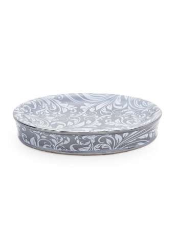 Мыльница Kassatex Bedminster Scroll Flint Grey ATB-SD-FLG