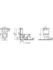 Унитаз-компакт VitrA Form 300 9729B003-7200 сиденье с микролифтом