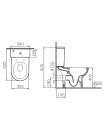 Унитаз-компакт VitrA S50 9797B003-7204 с микролифтом