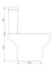 Унитаз-компакт VitrA Zentrum 9012B003-7204 с микролифтом